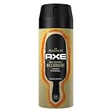 Axe Bodyspray Magnum Gold Caramel Billionaire Limited Edition Deo ohne Aluminiumsalze bekämpft geruchsbildende Bakterien und unangenehme Gerüche 150 ml