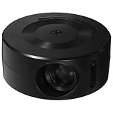 PAMINGONO Mini Pocket Projektor Unterstützt Kabelgebundene Handyspiegelung Abs Kunststoff Tragbar Kompakt für Heimkino Indoor Outdoor Familienunterhaltung