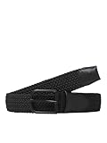 JACK&JONES PLUS Herren JACFALL Woven Belt PS Gürtel, Black, 130