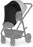 LIONELO STROLLER SUN COVER UPF50+ Sonnenschutz, Sonnenschirm, Kinderwagen Sonnenschirm, Kinderwagen Verdeck, Universelle Größe, Einfache Montage