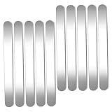 Anneome 10 Stück Edelstahlarmbandkern Armbandherstellung Perlen Schmuck Armband Rohlinge Armreif Armbandrohlinge Masse Manschettenrohlinge Für Armbänder Leerzeichen Silver Rostfreier Stahl
