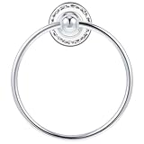 SOLUSTRE Handtuchring Rostfrei Platzsparend Badezimmer Wandmontage Langlebig Einfache Installation für Kleine Räume Ordnung und Funktionalität