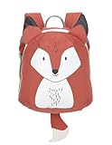 LÄSSIG Kleiner Kinderrucksack für Kita Kindertasche Krippenrucksack mit Brustgurt, 20 x 9.5 x 24 cm, 3,5 L/Tiny Backpack Fuchs