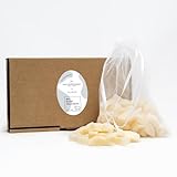 Florex Schafmilchseife in Fisch-Form – 50 Stück Mini-Gästeseifen – Handgemachte Naturseife – Taufe, Kommunion, Konfirmation, Gastgeschenk – In Geschenkbox (Classic - Weiß)