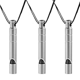 RQcMid 3 Stück Trillerpfeifen Laut, Notfallpfeife Und Signalpfeife Set, Hochwertige Pfeifen Für Outdoor-Aktivitäten Und Rettungseinsätze, Praktisches 3er-Set Mit Robustem Material