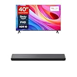 TCL 40SF540 - 40 Zoll FHD Smart Fernseher - HDR & HLG + TCL Soundbar S45HE, 2.0-Kanäle, Dolby Atmos All-in-One