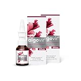 algovir® Effekt Erkältungsspray 2 x 20 ml zur Abwehr von Erkältungsviren, kann vor einer Erkältung schützen, Nasenspray mit naturbasiertem Wirkstoff aus der Rotalge