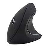 Vertikale Mäuse – Kabellose Computermäuse, vertikaler Empfänger, wiederaufladbares Eingabegerät für Laptop, Heimspiel, Unterhaltung, professionelle , Studium, Geschäftsreisen, Arbeit