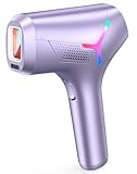 Haarlosy IPL Geräte Haarentfernung Laser - Schmerzfrei & Effizient & Langlebig & Salon Qualität zu Hause, IGBT Haarentfernungsgerät für Frauen und Männer, Körper, Bikinizone und empfindliche Violett