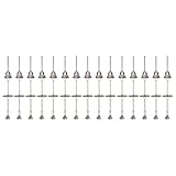 Polierstahl Drahtbürsten Set 45 Stück, Schleifbürsten Set Silber, Drahtbesen Verschiedene Größen - Hohe Polierwirkung, Effiziente Reinigung, Für Metalloberflächen und