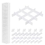 10 Sets Schubladen Organizer Aufbewahrungs Schubladenteiler Verstellbare Schubladen Separatoren Schubladeneinteiler Schubladenteiler Schubladenraster Trennwand für Schlafzimmer Kommode Schrank Büro