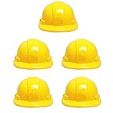 Floatdream 5 Stucks Construction Hats for Children, Construction Party Hats, Construction Helmet, Realistisch und Langlebig, für Cosplay, Kostümparty, Halloween-Verkleidung