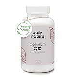 dailynature Coenzym Q10 hochdosiert | 200 mg pro Kapsel | 120 vegane Kapseln mit Coenzym Q10 aus pflanzlicher Fermentation | glutenfrei & laktosefrei | ohne unerwünschte Zusätze | kompostierbare Dose