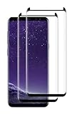 [2 Stück] Panzer Schutz Glas Für Samsung Galaxy S8 Verbundglas Display 3D Volle Bedeckung Runde Kante Displayschutz Anti-Blasen Anti-Kratzen