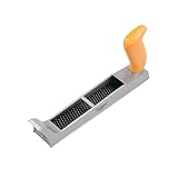 Hoteche kantenhobel 250 * 41MM - Hochwertiges Glättungswerkzeug aus Zinklegierung mit Klingen aus 65Mn-Stahl - Leicht und langlebig - ABS-Griff - Ideal zum Glätten von Gipskarton, Holz und Wänden