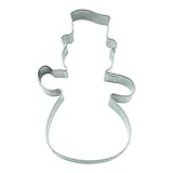 BekkiB - Ausstechform 'Schneemann' - ca. 7,7 cm, Ausstecher aus Edelstahl, spülmaschinengeeignet - 3335