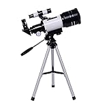 Teleskop 10-300 x 40 mm Super-Telezoom-Monokular HD-Monokular-Teleskop, mit Smartphone-Clip-Adapter Stativ, Fernrohr-Monokular-Teleskop zum Klettern