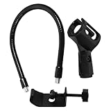 PRETYZOOM Flexibler Mikrofonständer mit Verstellbarem Schwanenhals Langlebiger Robuster Halter aus Eisen Geeignet für Live aufnahmen und Vielseitige Bühnenanwendungen Höhenverstellbar und