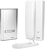 ORNO Fossa Gegensprechanlage 1 Einfamilienhaus für Unterputz 4-Draht 230 V AC Nachname Hintergrundbeleuchtung(Gegensprechanlage)