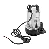 Tauchpumpe 160W 3000rpm Klarwasserpumpe 50L/min Flachsaugerpumpe, mit 3 Wasserauslässe Tauchpumpen Schmutzwasserpumpe, für Wasserhebeprojekten von Flüssen, Stauseen, Kanälen
