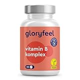 Vitamin B Komplex - 200 vegane Tabletten (7 Monate) - Alle 8 B-Vitamine in 1 Tablette - B1, B2, B3, B5, B6, B7, B9, B12 - Laborgeprüft & ohne unerwünschte Zusätze in Deutschland hergestellt