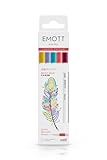 Uni-ball Uni Emott Fineliner Set 5 stuks Bright Boho