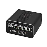 CWWK N305 Mini PC Firewall Appliance, 2 x 10GbE SFP+ Mini Computer mit 4 x i226-V 2,5GbE LAN, S3 OPNsense Micro PC DDR5 16GB RAM 128GB SSD, 4K Triple Display, USB-C, TF, AES-NI