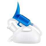 Urinflasche für Frauen und Männer, OOCOME Pinkelflasche Urinflaschen Urinella Urinente für Frauen Liegend, Urinal Urinflasche für Unterwegs mit 47.2'(1.2M) Rohr