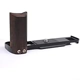 Schnellwechselplatte aus Massivholz, kompatibel mit Fuji X-E5 Kameragriff, Basis aus Aluminiumlegierung, 12,7 x 4,9 x 6,1 cm, verbesserte Stabilität für SLR- und spiegellose Fotografie