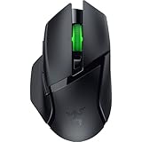 Razer Basilisk V3 X HyperSpeed - Kabellose Gaming-Maus (Ikonische Ergonomische Form mit 9 Anpassbaren Bedienelementen, HyperSpeed Wireless, 5G Advanced 18K Optical Sensor, Chroma RGB) Schwarz