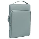 HYZUO 17-17,3 Zoll Laptoptasche Hülle Schutzhülle für 17' 17,3' HP/Dell/Lenovo/ASUS/Acer/LG/MSI Gaming Laptop/Razer Blade 17/18, Laptophülle Tasche Notebooktasche für Herren Damen, Aschblau