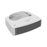Cecotec Elektrischer Heizlüfter – Thermoventilator – ReadyWarm 3000 Horizon White. 3000 W, 2 Leistungsstufen mit einstellbarem Thermostat, einfache und intuitive Bedienung, Abschaltautomatik, für 28 m