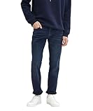 TOM TAILOR Herren 1021434 Josh Regular Slim Jeans, 10173 - Dark Stone Blue Black Denim, 34W / 32L EU