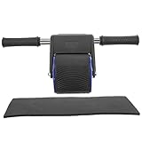 OSOLADY 1Satz Zweirad Bauchroller Professionelles Fitnessgerät für Bauchmuskeltraining mit Rutsch Oberfläche für Zuhause Yoga Hilfsmittel zur Effektiven Stärkung