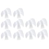 KEMUZ Augenschutz für Haare waschen & Friseur | 50 Stück Augenklappe aus transparentem PET | Schutzvisier gegen Haare & Wasser beim Schneiden & Färben | Ideal für Salon & Zuhause