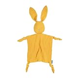 Ylnailky Baby Schmusetuch für Unisex - Häschen-Baby-Sachen, Slobber Towel Sleeping Dolls Double Cotton Gaze Comfort Cute Cartoon Rabbit Blanket Soothe Appease Towel
