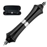 SANDIAN Professioneller Golfschläger-Rillenschärfer, Doppelklinge SKD11, hohe Härte, mit Tragetasche, schwarz