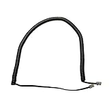 Unify OptiPoint 500 Curly Cord Black Telephony Cable - Telephony Kabel