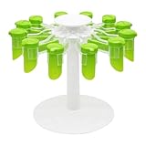 Gewürzbeutel-Organizer – drehbarer Gewürz-Organizer, Spiice Raack, drehbarer Gewürzhalter, drehbarer Gewürzaufbewahrung, Verschlussclip, für Theken, Regale, Schränke, Arbeitsplatte