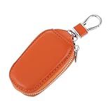 EXAOMBLE Chic Auto Schlüsseltasche Aus Robustem Material Eleganter Car Key Pouch Für Schutz Und Stil Praktische Schlüsselhülle Für Schlüsselbund Universalgröße Braun Für Unterwegs