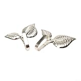 Wandhaken aus Eisen, Vintage-Stil, 8 Stück, dekorative Kleider- und Hut-Kleiderbügel für Zuhause Organisation in Küche, Flur oder Eingangsbereich (Silber)