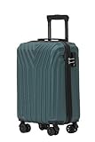 BEIBYE Kofferset Rollkoffer Koffer Hartschale,TSA Schloß, Zwillingsrollen, Erweiterung (Dunkelgrün, 55 cm)