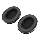 Asixxsix Kopfhörer-Ohrpolster, Hochwertiger, Weicher, Atmungsaktiver Ersatz für Cloud Flight – Verbesserte Klangleistung für Gamer – 2 Schwarze Ohrpolster