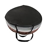 Türkische Bendir-Trommel – Handgefertigte traditionelle türkische Rahmentrommel, Holzrahmen mit Faserhautkopf, stimmbares Schlaginstrument (43,2 cm und 45,7 cm Größen) (43,2 cm)