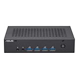 ASUS ExpertCenter PN43-BBN100MD Barebone Mini PC (Intel Prozessor N100, integrierte Intel UHD Grafik, WiFi 6E, LAN, DisplayPort 1.4, 4X USB 3.2 Gen 1, ohne Betriebssytem, Passive Kühlung)