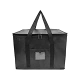 Isolierte Kühltasche groß – faltbare Kühlbox mit Reißverschluss | wiederverwendbare Einkaufstaschen | isolierte Kühltasche für Zuhause | Box Liefertaschen mit großer Kapazität