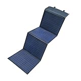 HPHPH Solarpanel Klappbares Solarpanel Stromerzeugungspanel Batteriepanel Mobile Stromversorgung 100W Monokristallines Solarpack-Ladepanel