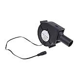 KONGMM Radiallüfter, 97 x 97 x 33 mm, großes Luftvolumen, Hochgeschwindigkeits-Lüfter, 9733 Turbo-Radialventilator, Gebläseteil, 12 V, 2,7 A, 4600 U/min, Windkapazität(Yellow)