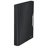 Leitz 39570094 Fächermappe Style Fächermappe Style, A4, 6 Fächer, PP, satinschwarz