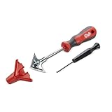 blizz-z Profi-Silikonfugenschneider (1 Stück) | Silikonentferner Werkzeug mit Softgriff | Made in Germany